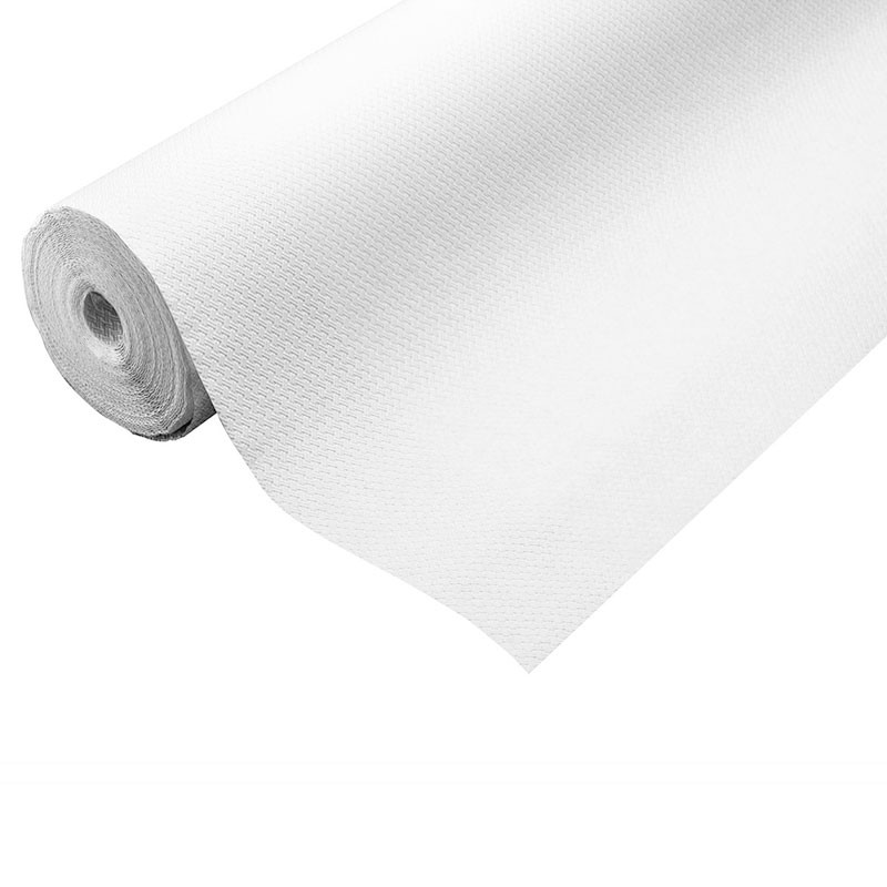 Nappe blanche en papier effet tissu 5mx1,20m : le rouleau à Prix Carrefour