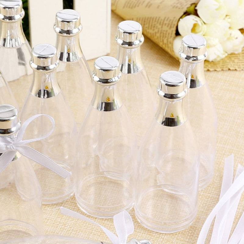 Lot De 40 Bouteilles Transparentes 25ml Avec Bouchon - Dragées Mariage, Décoration Et Loisirs Créatifs