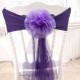 10 Noeuds de chaise en fleur Violet