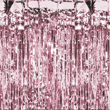Rideau à franges Rose Gold 90 x 250cm 