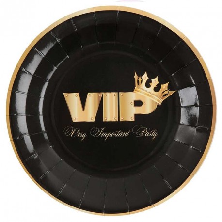10 Assiettes VIP pour anniversaire
