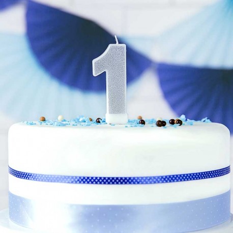Bougie 1 an pour gâteau d'anniversaire
