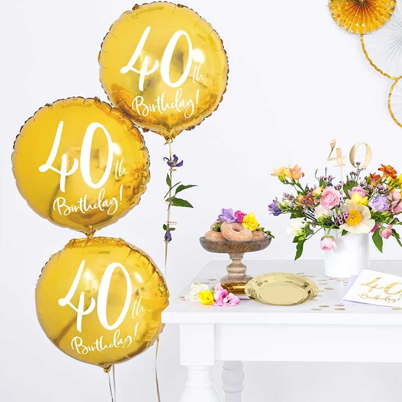 Ballons anniversaire 40 ans - Article de fête