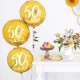 Ballon rond que vous pourrez gonfler à l'hélium pour votre 50ème anniversaire
