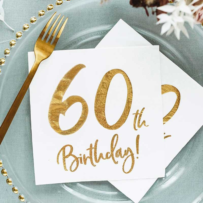 Set de table anniversaire 60 ans