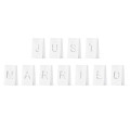 11 Lanternes Photophores "Just Married"