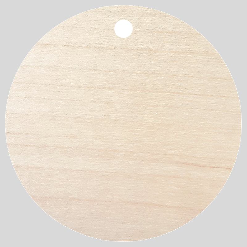 10 étiquettes ronde en bois personnalisées - Dragées Anahita