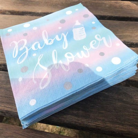 20 serviettes Baby shower