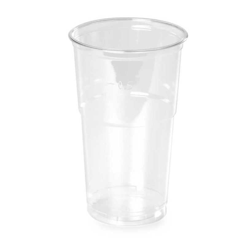 50 Gobelets à bière réutilisables jaugé 50 cl - Une pinte
