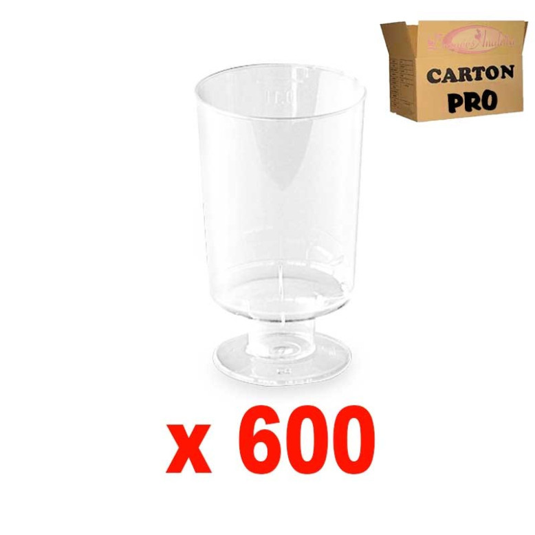 600 VERRES À PIED 10 CL 600 VERRES À PIED 10 CL