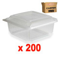 50 barquettes micro-ondable charniere1500gr