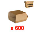 100 boites hamburger 100 kraft