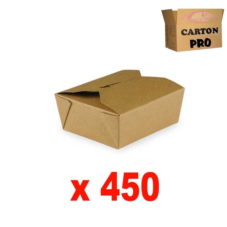 BOITE KRAFT BRUN 480 ML