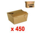 50 boites kraft brun 780 ml