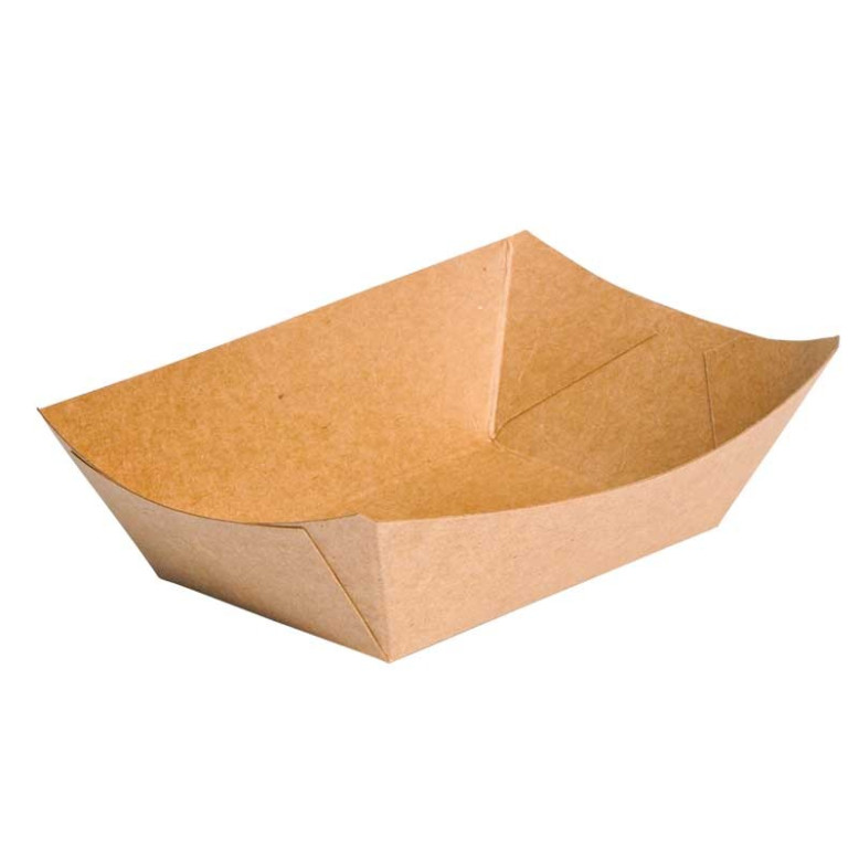 1000 BARQUETTES RECTANGULAIRE KRAFT 10 OZ