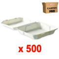 50 boites hamburger fibre de canne hp 1