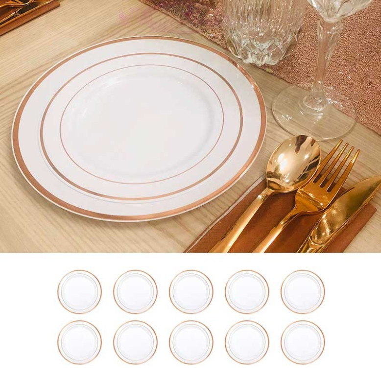 Ne cherchez plus les assiettes rose Gold chic et pas cher, c'est chez Dragées Anahita Ne cherchez plus les assiettes rose Gold chic et pas cher, c'est chez Dragées Anahita