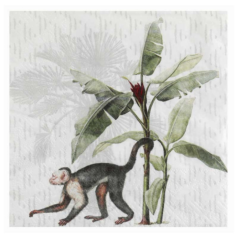 20 Serviettes Jungle