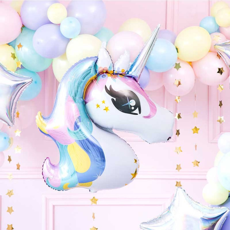 Ballon Mylar Licorne Pastel 125 cm Ballon Mylar Licorne Pastel 125 cm
