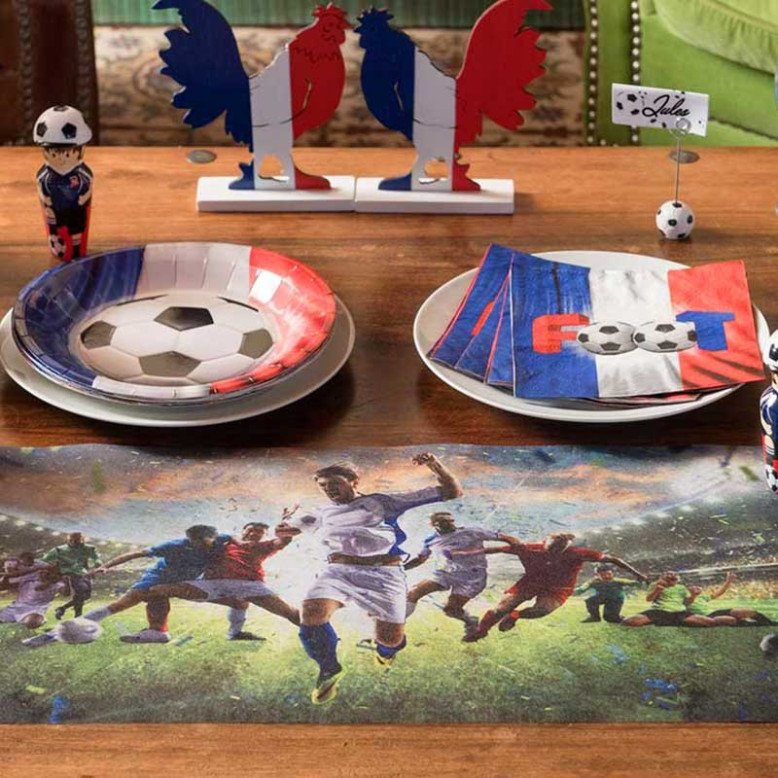 Chemin de table stade de foot Chemin de table stade de foot