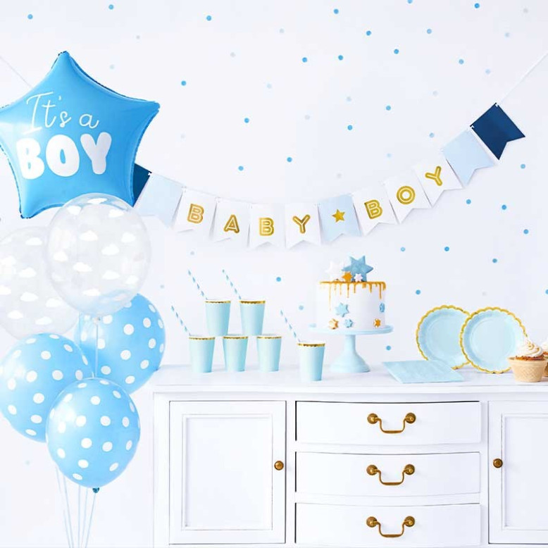 Kit déco Baby Shower Garçon Kit déco Baby Shower Garçon