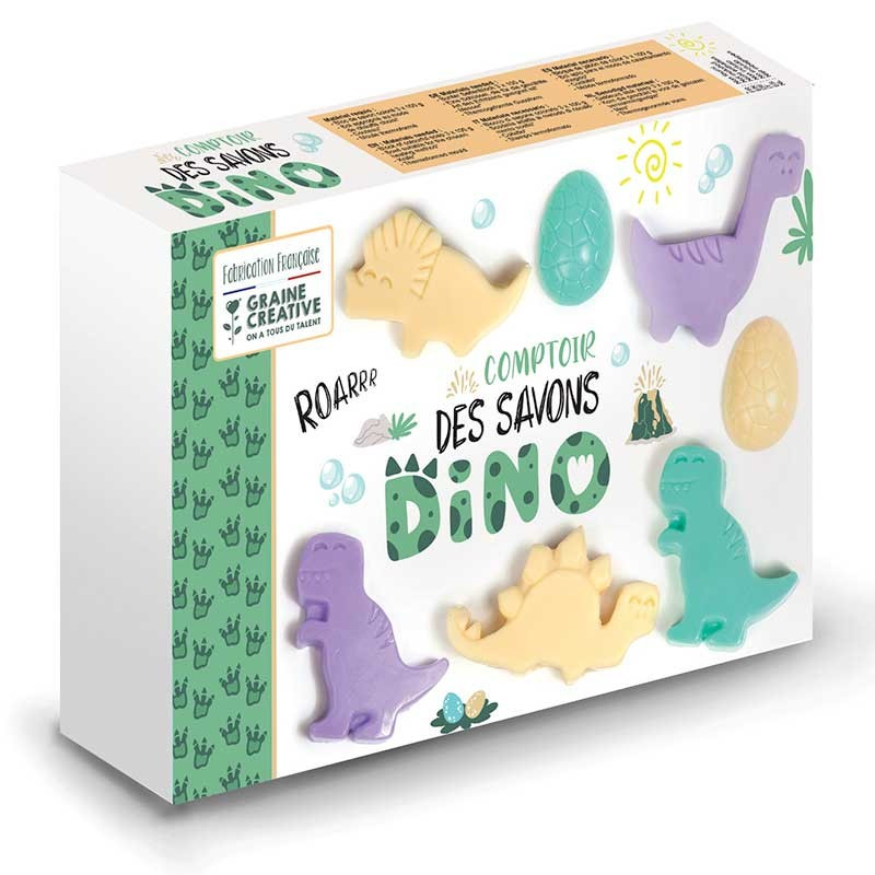 Kit Fabrication Savons Dinosaures Science4you - Phosphorescents - Enfants 6+