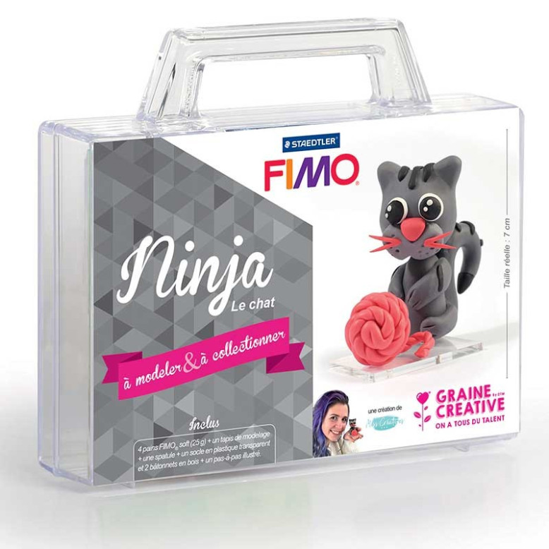 Kit Fimo "chat" pour enfants Kit Fimo "chat" pour enfants