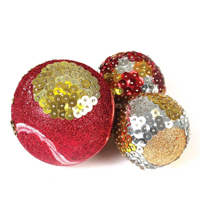 Sac de 10 boules polystyrène ø 50 mm Sac de 10 boules polystyrène ø 50 mm