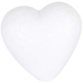Sachet 25 cœurs polystyrène 9 cm Sachet 25 cœurs polystyrène 9 cm