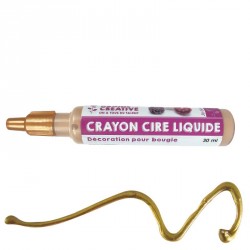 Crayon pour bougie 30ml or