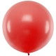 Ballon géant jumbo Rouge Pastel 1m