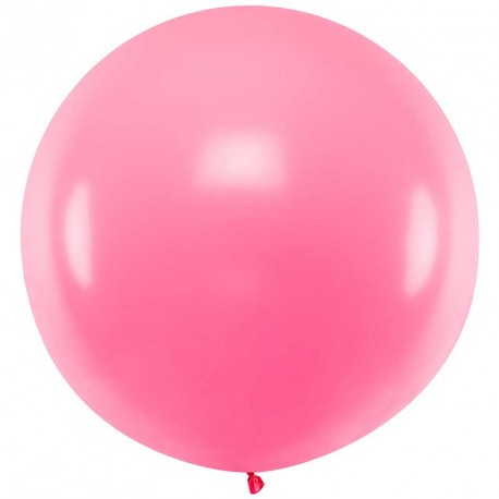 Ballon géant jumbo Rose Pastel 1m