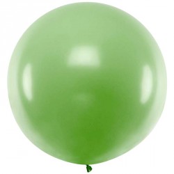 Ballon géant jumbo Vert Pastel 1m