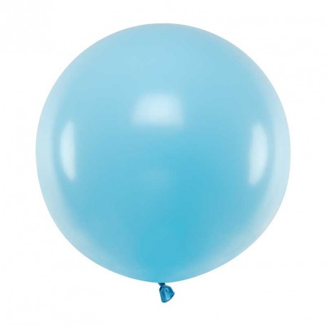 Ballon géant jumbo Bleu ciel Pastel 60cm