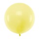 Ballon géant jumbo Jaune clair Pastel 60cm