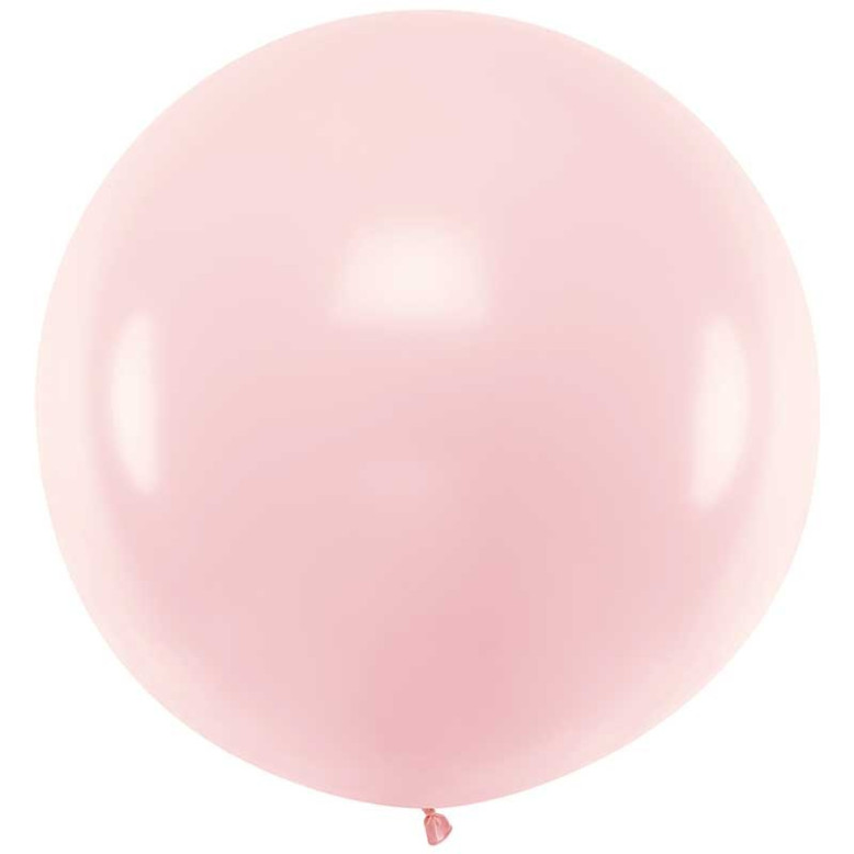 Ballon XXL Chiffre 1 – 100 Cm, Rose, Avec Valve Intégrée, Pour Anniversaire Ou Décoration (gonflable Air/hélium)