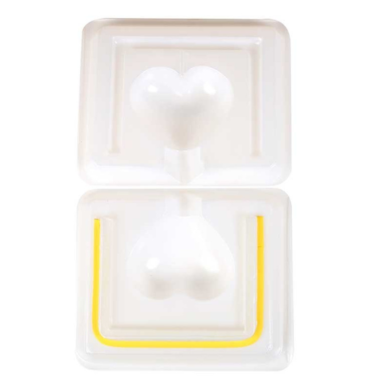 Moule pour bougie en coeur 8 cm