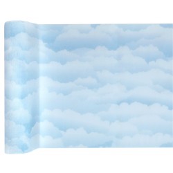 Chemin de Table nuage Bleu ciel