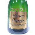 Bouteille de Champagne "Bonne Année" Or