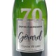 Champagne Anniversaire 70 ans Argent