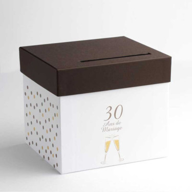 Urne 30 ans de mariage