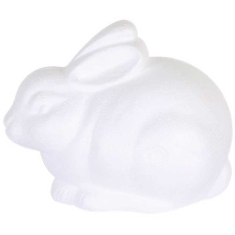 Lapin 13 cm en polystyrène
