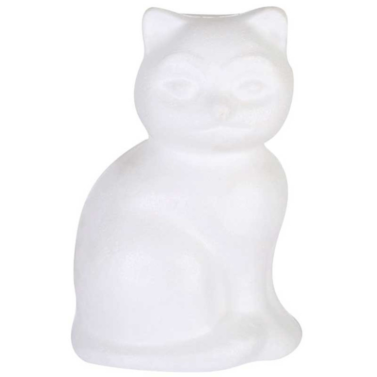 Chat 13,5 cm en polystyrène
