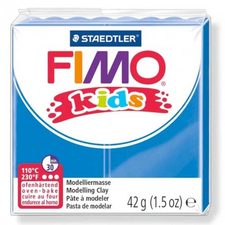 Pâte Fimo bleu pour enfant