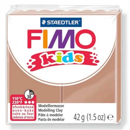 Pâte Fimo marron clair pour enfant