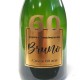 Exemple d'étiquettes de bouteille de Champagne pour anniversaire 60 ans