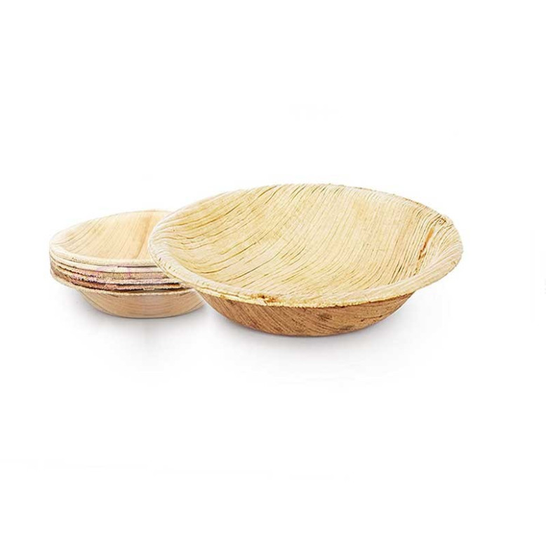 10 Verrines Bol en feuille de Palmier Biodégradables 10 Verrines Bol en feuille de Palmier Biodégradables
