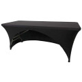 Nappe Lycra buffet ouverte noire Nappe Lycra buffet ouverte noire