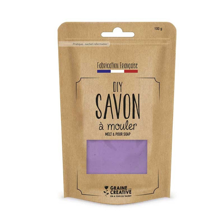 Pain de savon couleur mauve Pain de savon couleur mauve