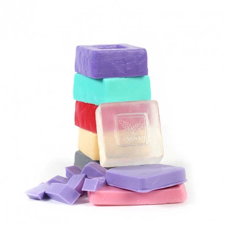 Fabriquer votre savon couleur mauve